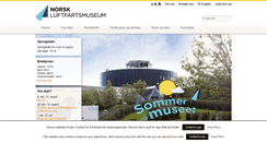 Desktop Screenshot of luftfartsmuseum.no